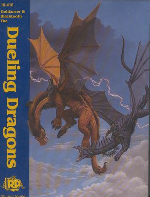 10-416 Goldancer & Blacktooth The Dueling Dragons (front)
