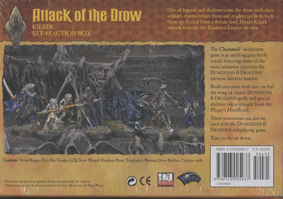 Chainmail Attack of the Drow kilsek set 4 faction box (back)
