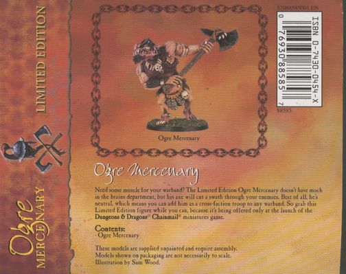 Chainmail Limited Edition Ogre Mercenery (back)
